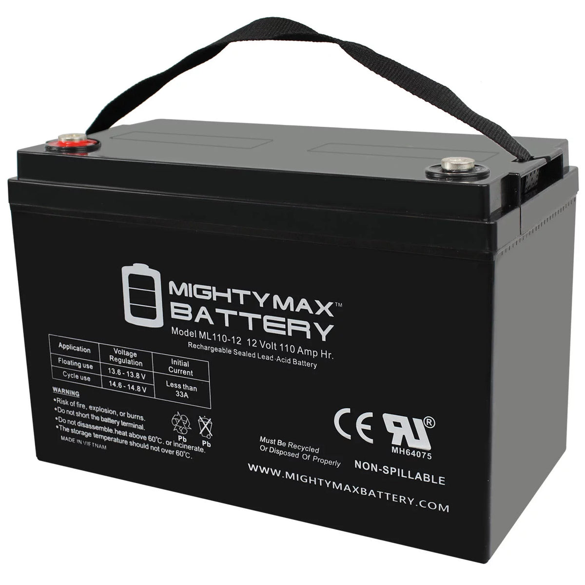 12V 110AH SLA Deep Cycle Battery M926992