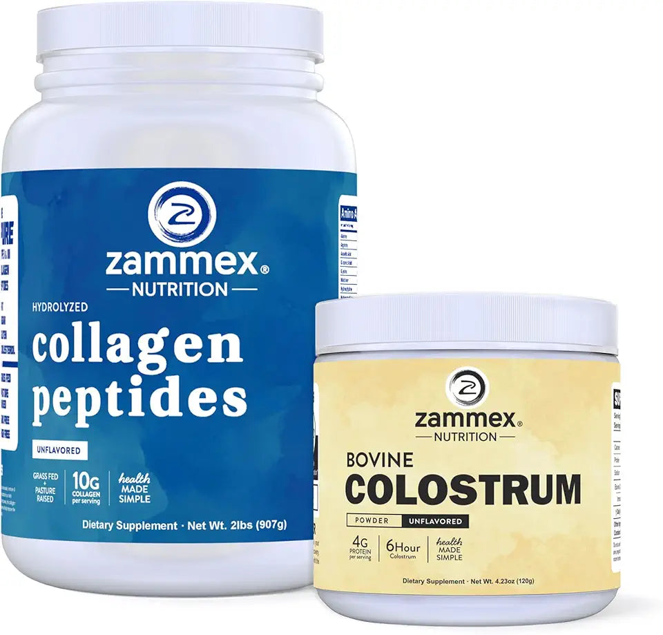Collagen Peptides Powder 90 Servings Bovine Colostrum Powder Z758