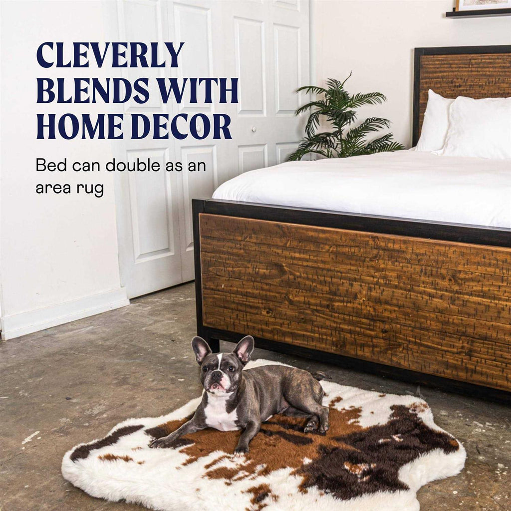 Animal Print Memory Foam Dog Bed D19980