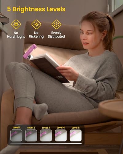 USB Rechargeable Clip-on LED Book Light S7085