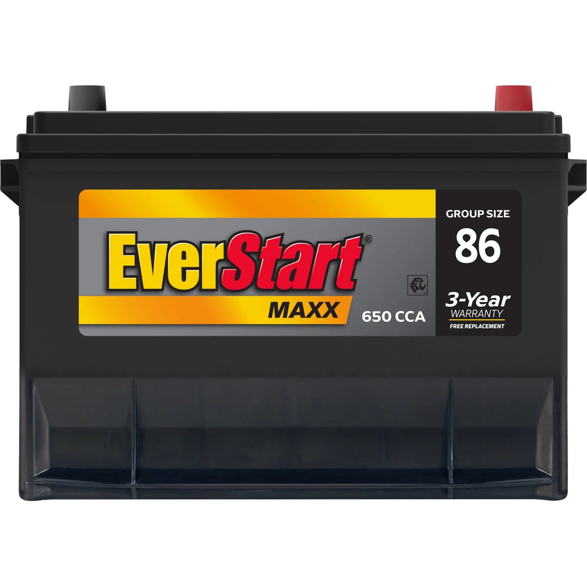 Lead Acid Automotive Battery Group Size 86 12 Volt 630 CCA G996