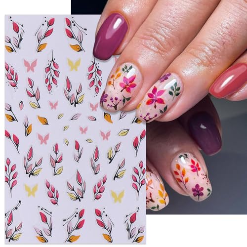 Varied Holiday Nail Art Stickers R4298