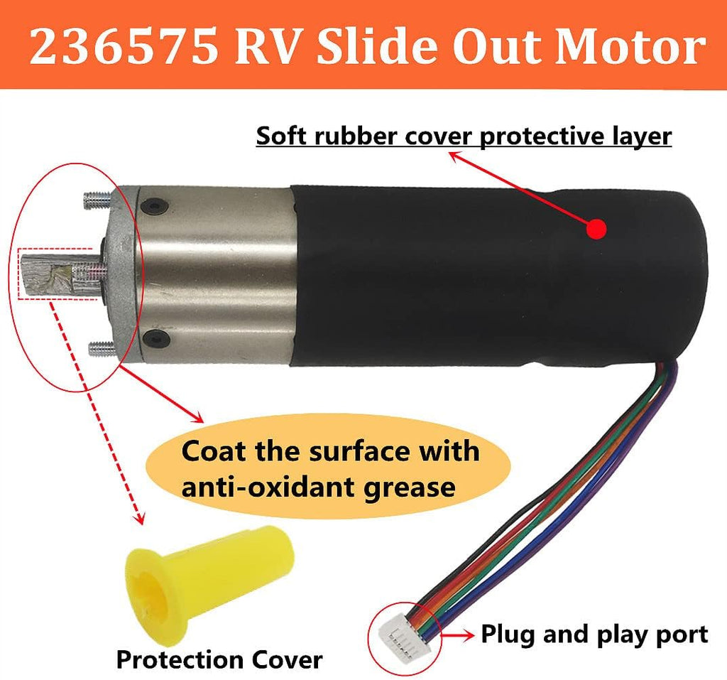 RV in-Wall Slide Out Motor 300:1 Gear Ratio X558460