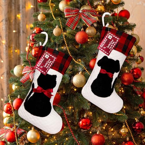 20 inch Dog Christmas Stocking J22852