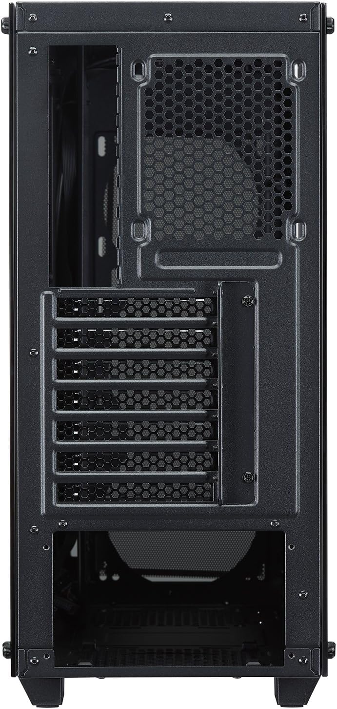 ATX Mid Tower PC Gaming Case with Tempered Glass Panels N707