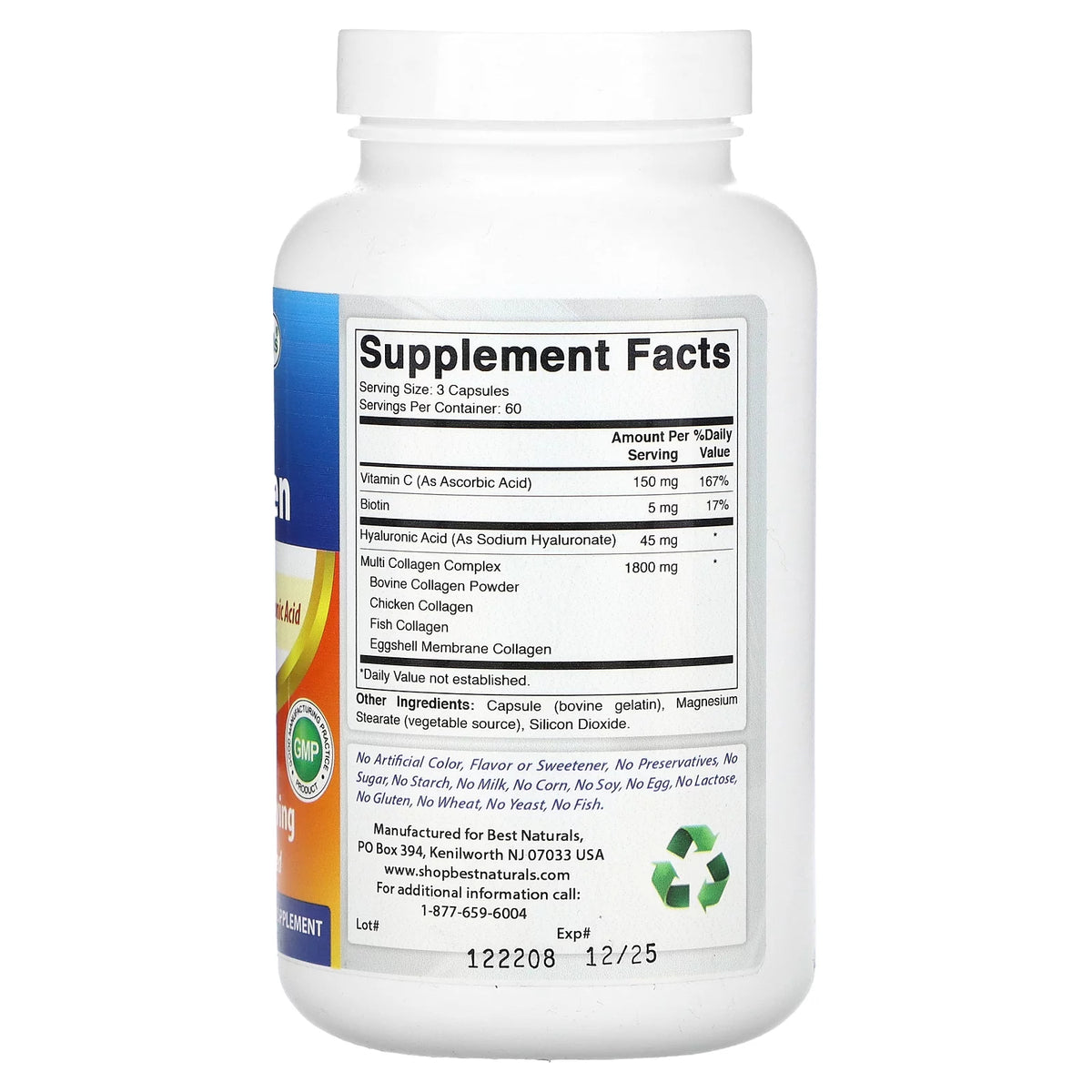 Multi Collagen 2,000 mg 180 Capsules B152075