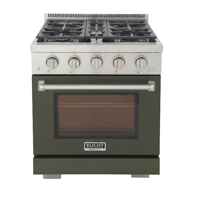 30 4.2 cu. ft. Propane Gas Range Olive Green Z36910