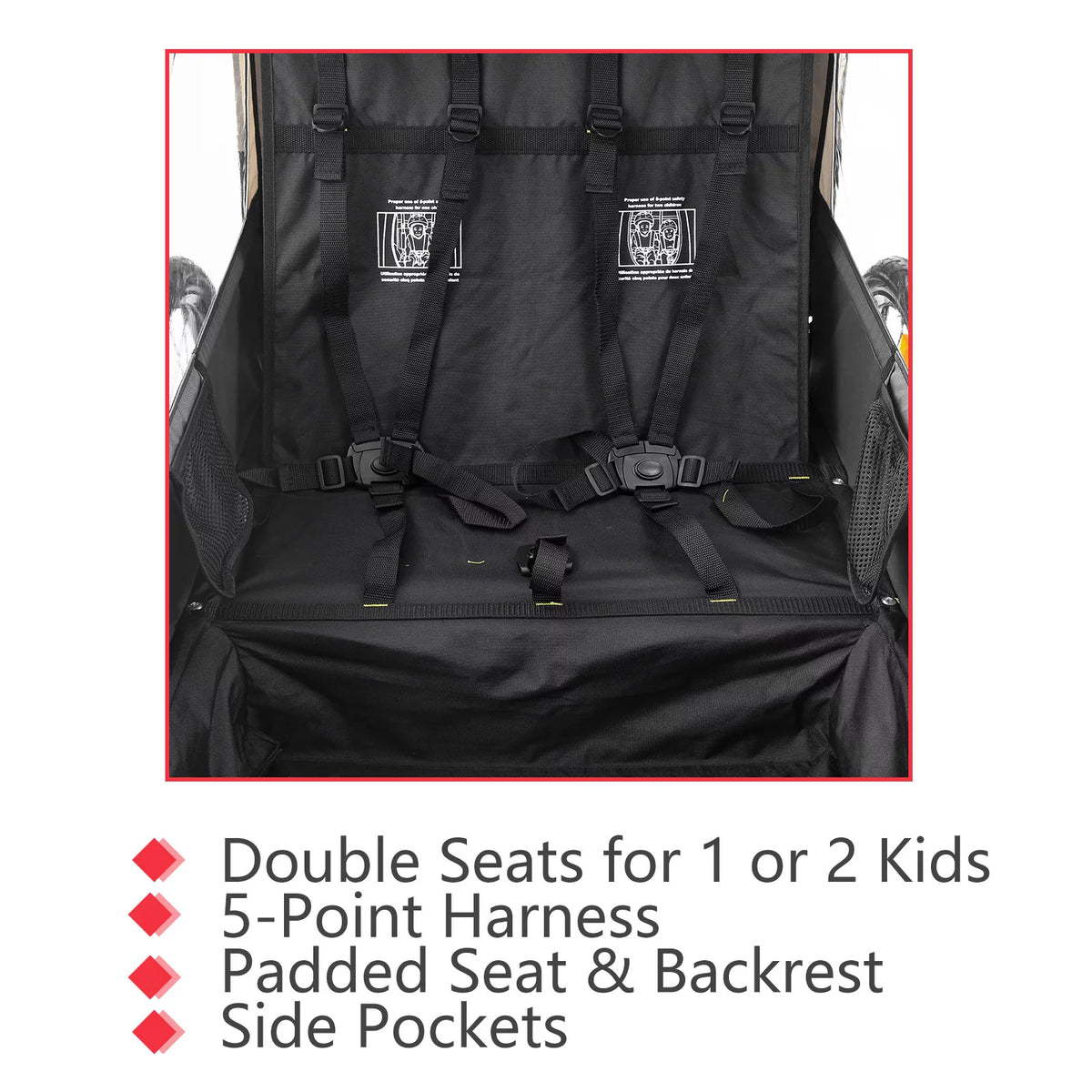 Foldable Kids Bike Trailer Z932469