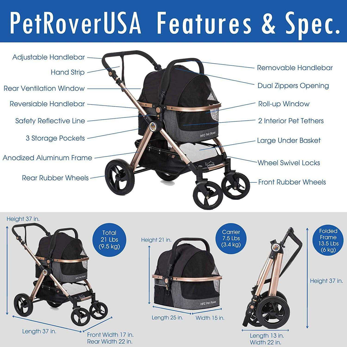 Pet Stroller Q148