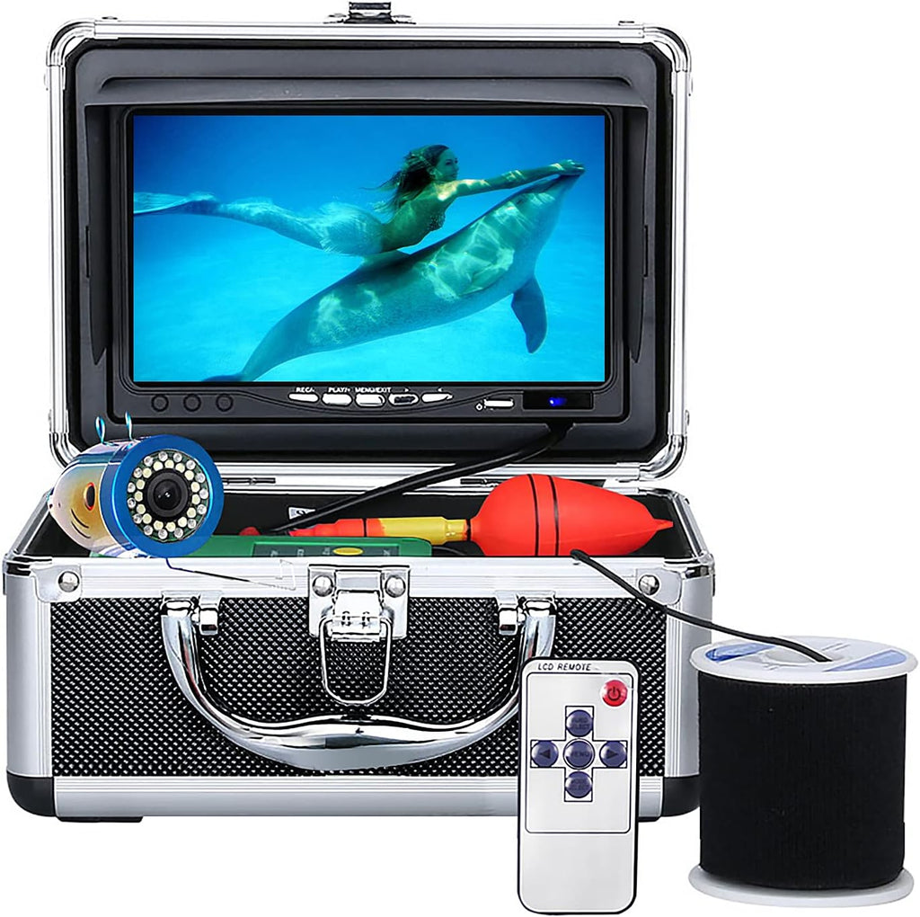 Underwater Fishing Camera with DVR IP68 7'' LCD 1080P 15m Cable M379589