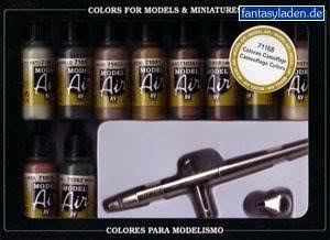 Model Air Camo Colors Airbrush Set Z10006