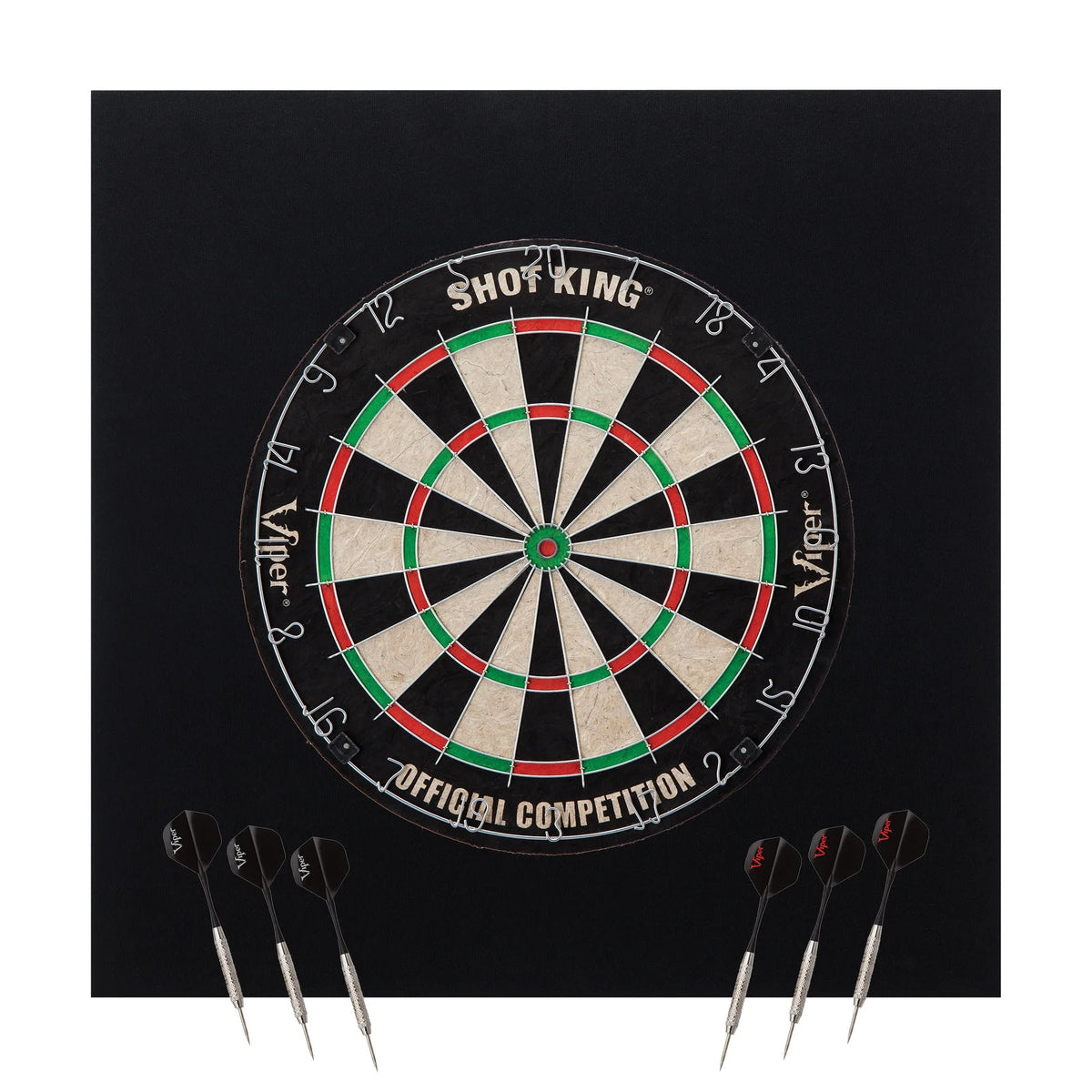 Steel Tip Dart Backboard and Sisal Dartboard P18895