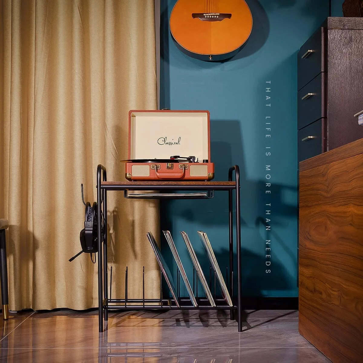 Vinyl Record Storage Cabinet L668