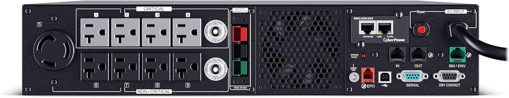 3000VA 3000W 9 Outlets 2U Rack Tower UPS System N60864