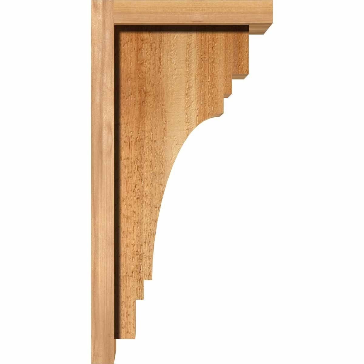 Rough Sawn Corbel with Backplate O720