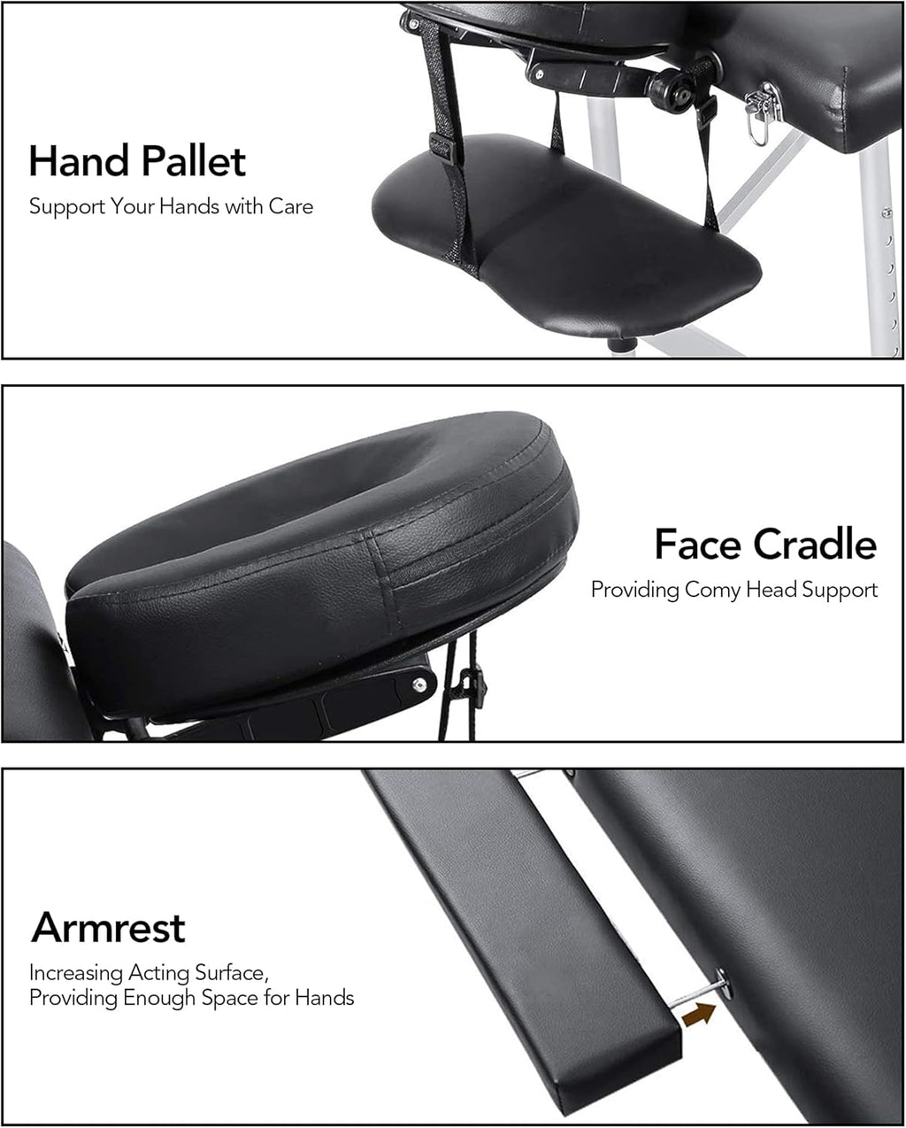 Portable Height Adjustable 2 Section Massage Table I511595