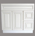 White 36 Wide Single-sink Bathroom Vanity Base Cabinet Q8527
