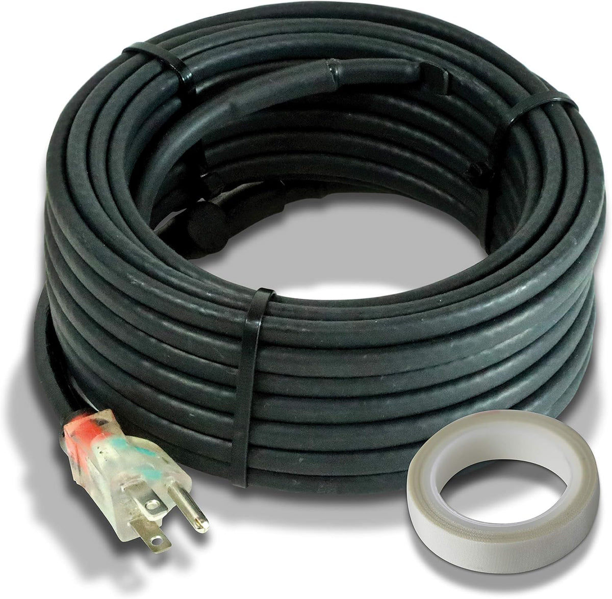 Self-Regulating Heat Cable with Built-in Thermostat 60 feet Z27665