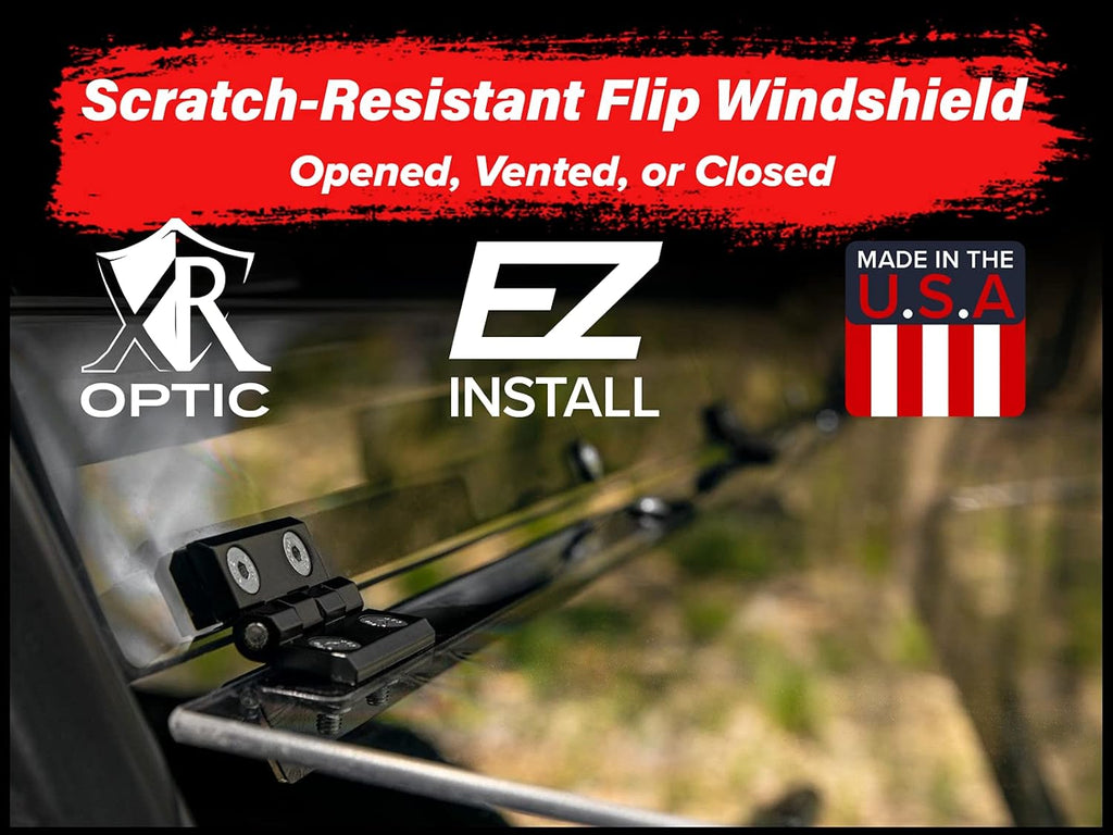 Heavy Duty Scratch Resistant Flip Windshield H791