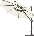 11 ft. 2 Tier Aluminum Cantilever Offset Patio Umbrella P61218