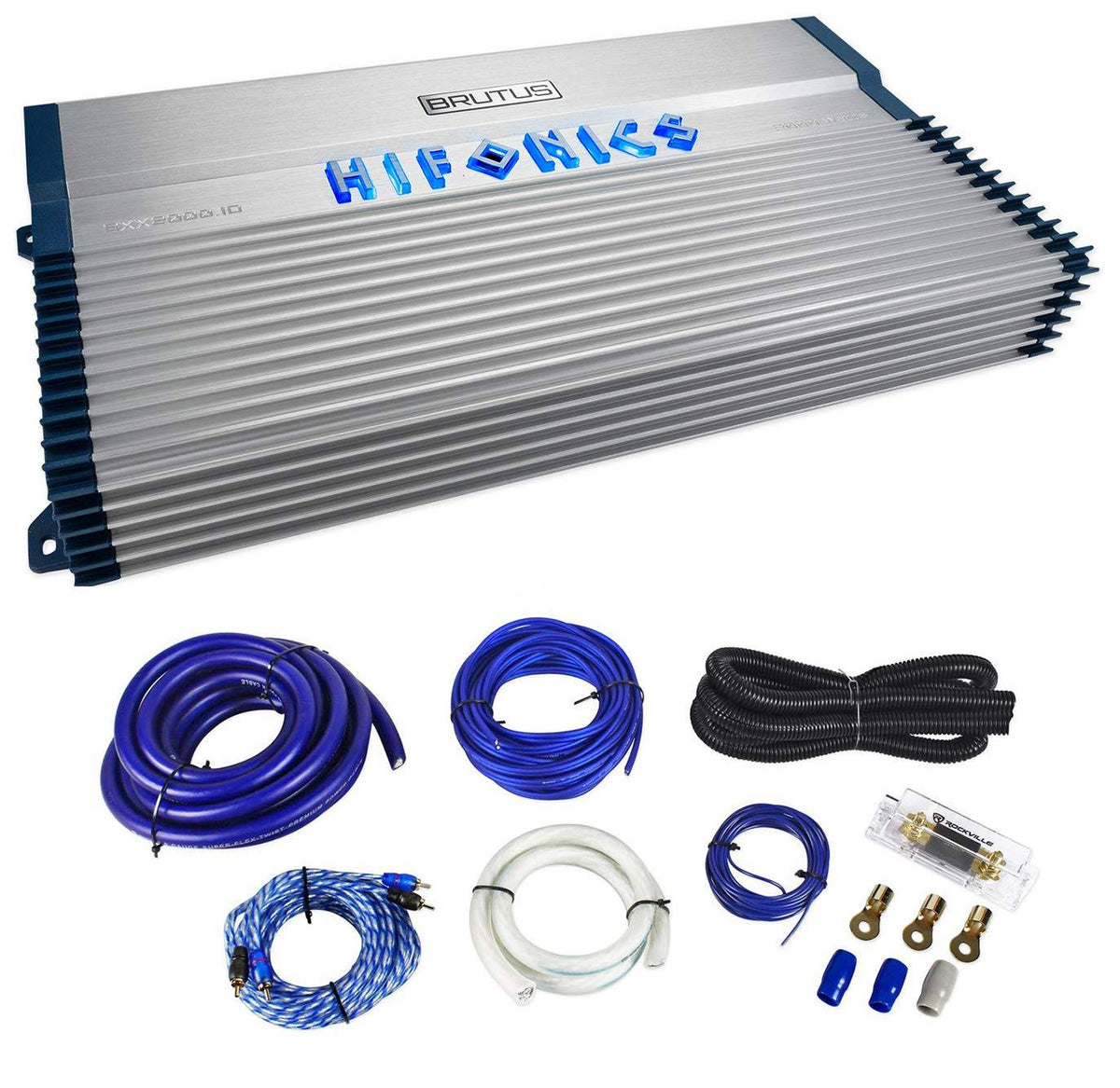 2000W RMS Mono Car Subwoofer Amplifier with Amp Kit C93174