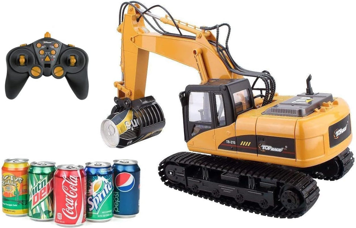 15 Channel Remote Control Excavator Construction Tractor K49573