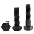 2 inch Coarse Thread Grade 8 Hex Cap Screw Alloy Steel Black Oxide Pk 5 G66728