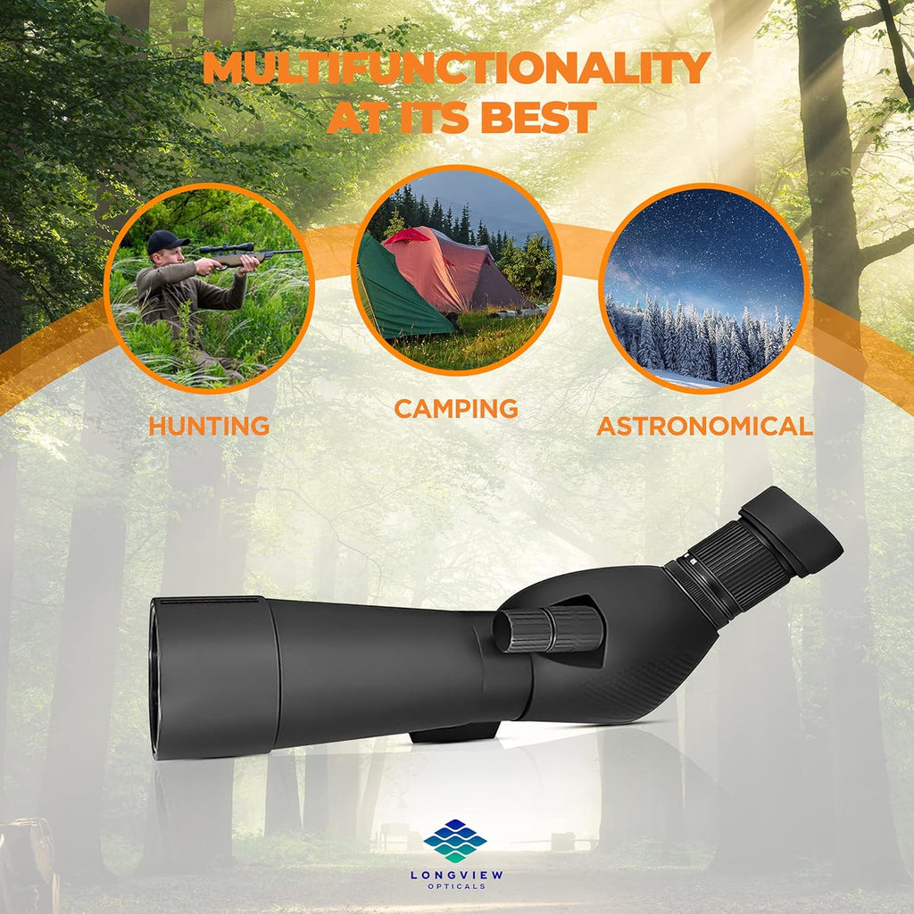 25-75x75 High Definition Spotting Scope with Tripod and Adapter I82509