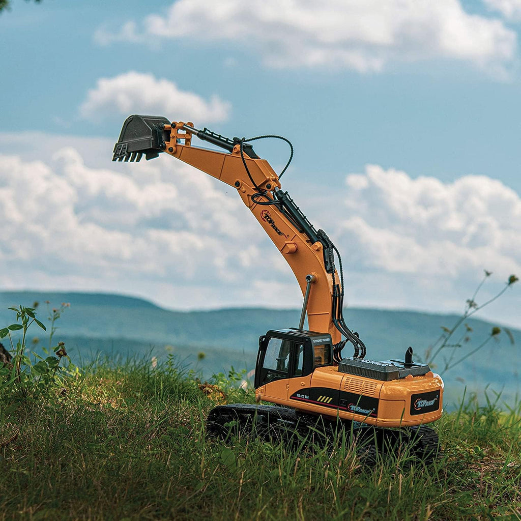 15 Channel Remote Control Excavator Construction Tractor K49573