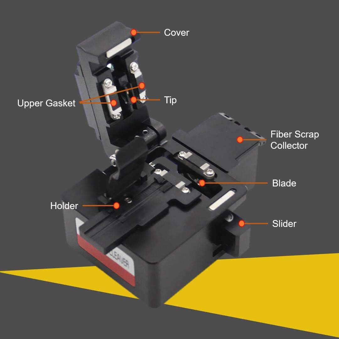High Precision Optical Fiber Cleaver with 16 Cleaving Spots Fiber Cutter Tool O7314