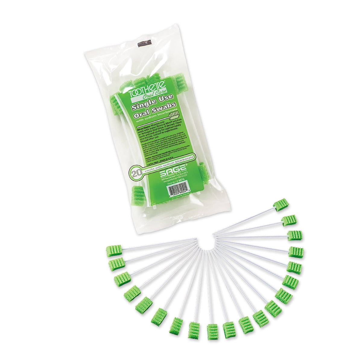 Foam Tip Sodium Bicarbonate Oral Swabstick Z816