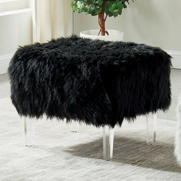 Black Ottoman H11799
