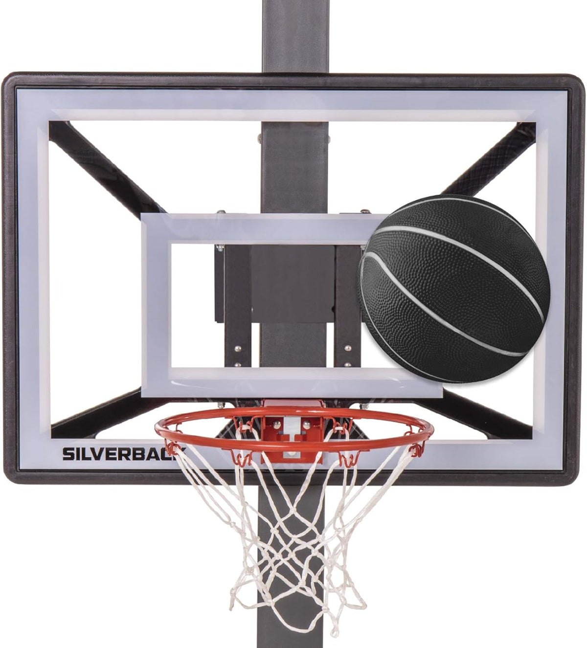 Youth Basketball Hoop with Mounting Technology, Black K824