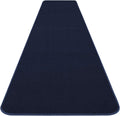Skid-Resistant Carpet Runner Navy Blue 12 Feet x 27 Inches R636866