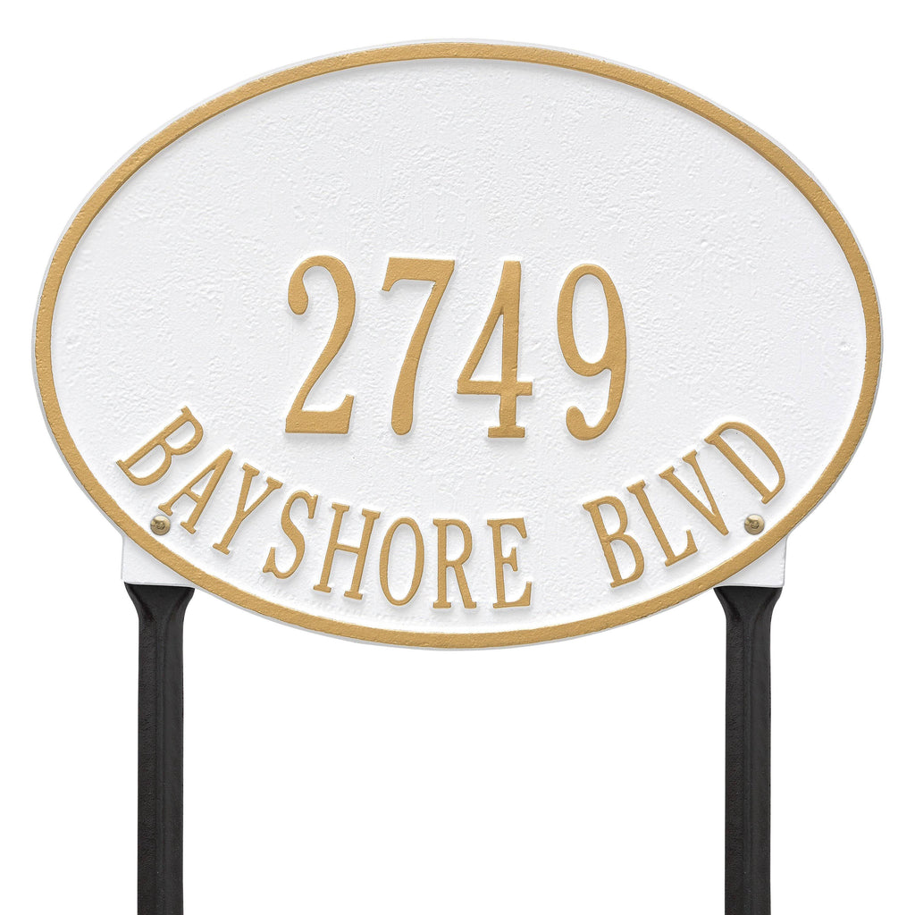 Two Line Address Plaque Q2455