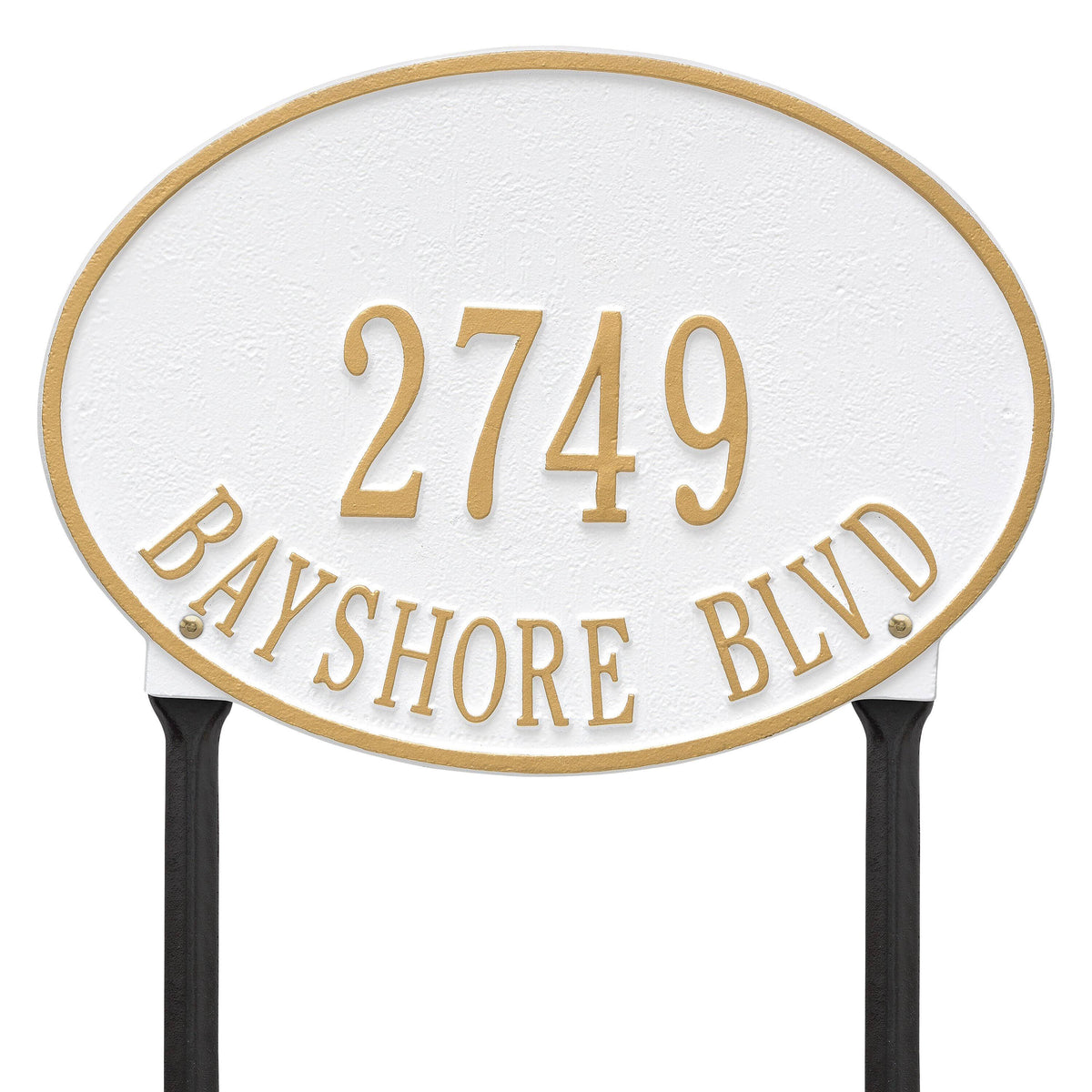 Two Line Address Plaque Q2455