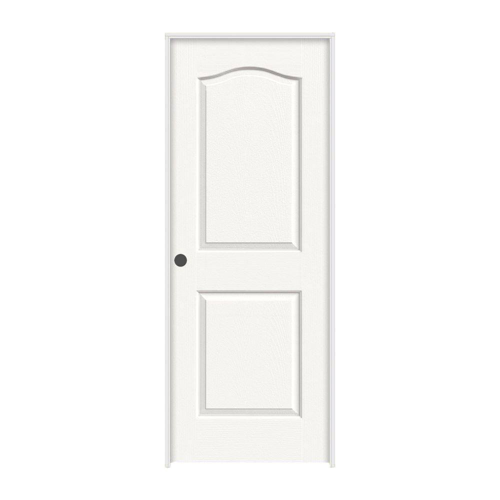 32 in. x 80 in. White Painted Solid Core Single Prehung Interior Door U972150