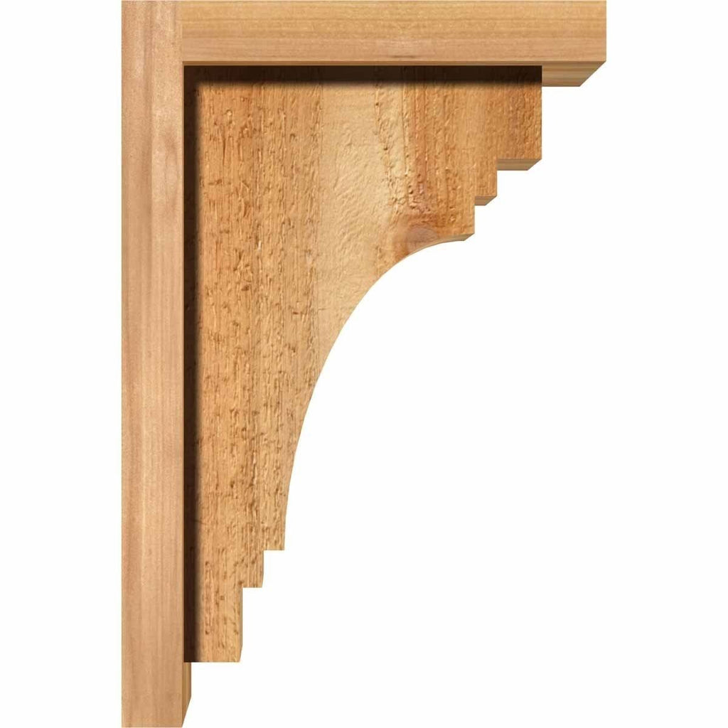 Rough Sawn Corbel with Backplate O720