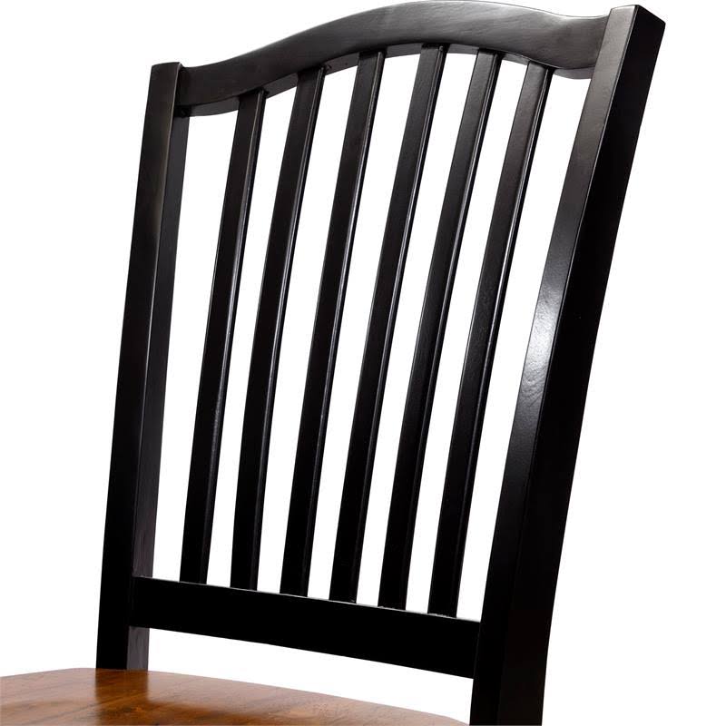 Antique Oak Dining Chair Set of 2 D5381