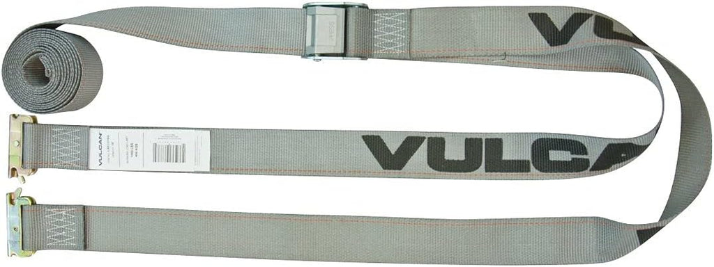 Logistic Strap for E Track, Cam Buckle - 16 Foot, 6 Pack - Gray J837