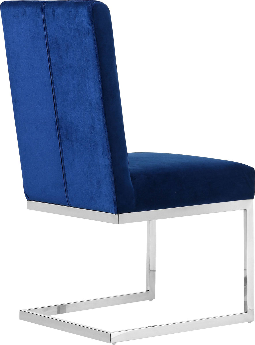 Navy Velvet Dining Chair Set of 2 Z64460