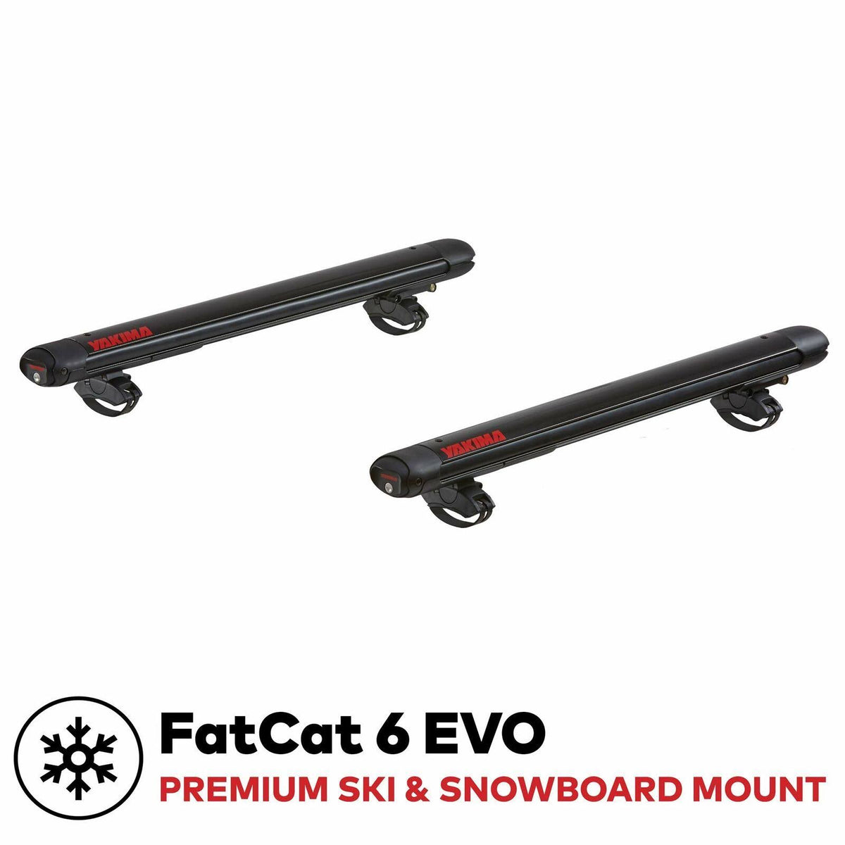 Black Ski and Snowboard Mounts with Locks B215