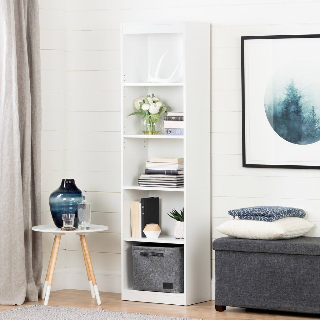 5-Shelf Narrow Bookcase G1401
