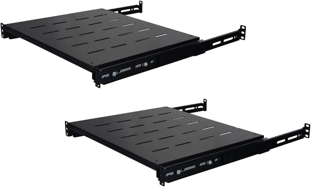 Heavy Duty Steel 1U 19'' Vented Shelf 2 Pack P8872
