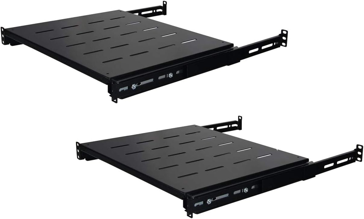 Heavy Duty Steel 1U 19'' Vented Shelf 2 Pack P8872