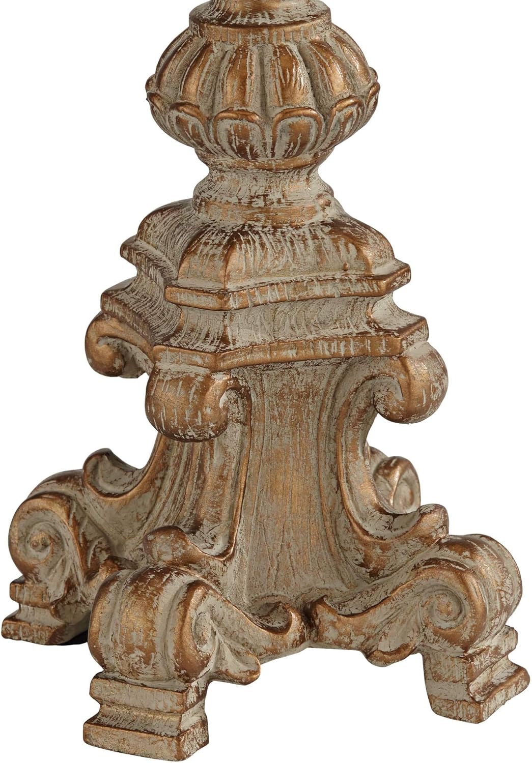 Set of 2 White Washed Table Lamps with Dimmers S11944