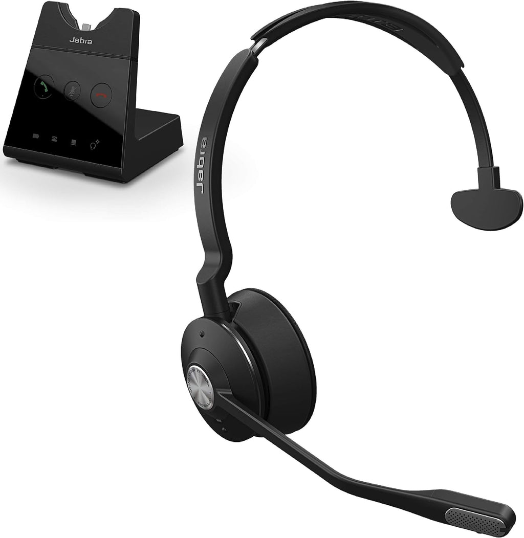 Wireless Mono Telephone Headset with Noise-Cancelling Microphone M928