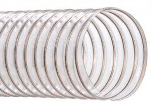 Clear Wire Reinforced Thermoplastic Polyurethane Duct Hose F354