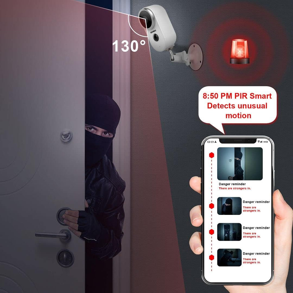 1080P HD Wireless Rechargeable Battery Powered WiFi Security Camera W787900