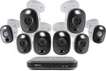 8 Channel 8 Bullet Cams 4K Ultra HD DVR Indoor/Outdoor Wired CCTV B697690